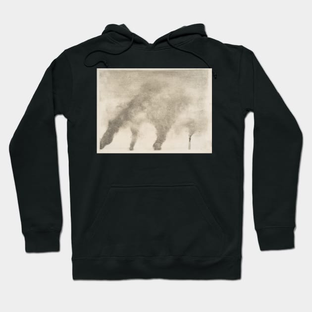 Factory Smoke Hoodie by EdgarDegas